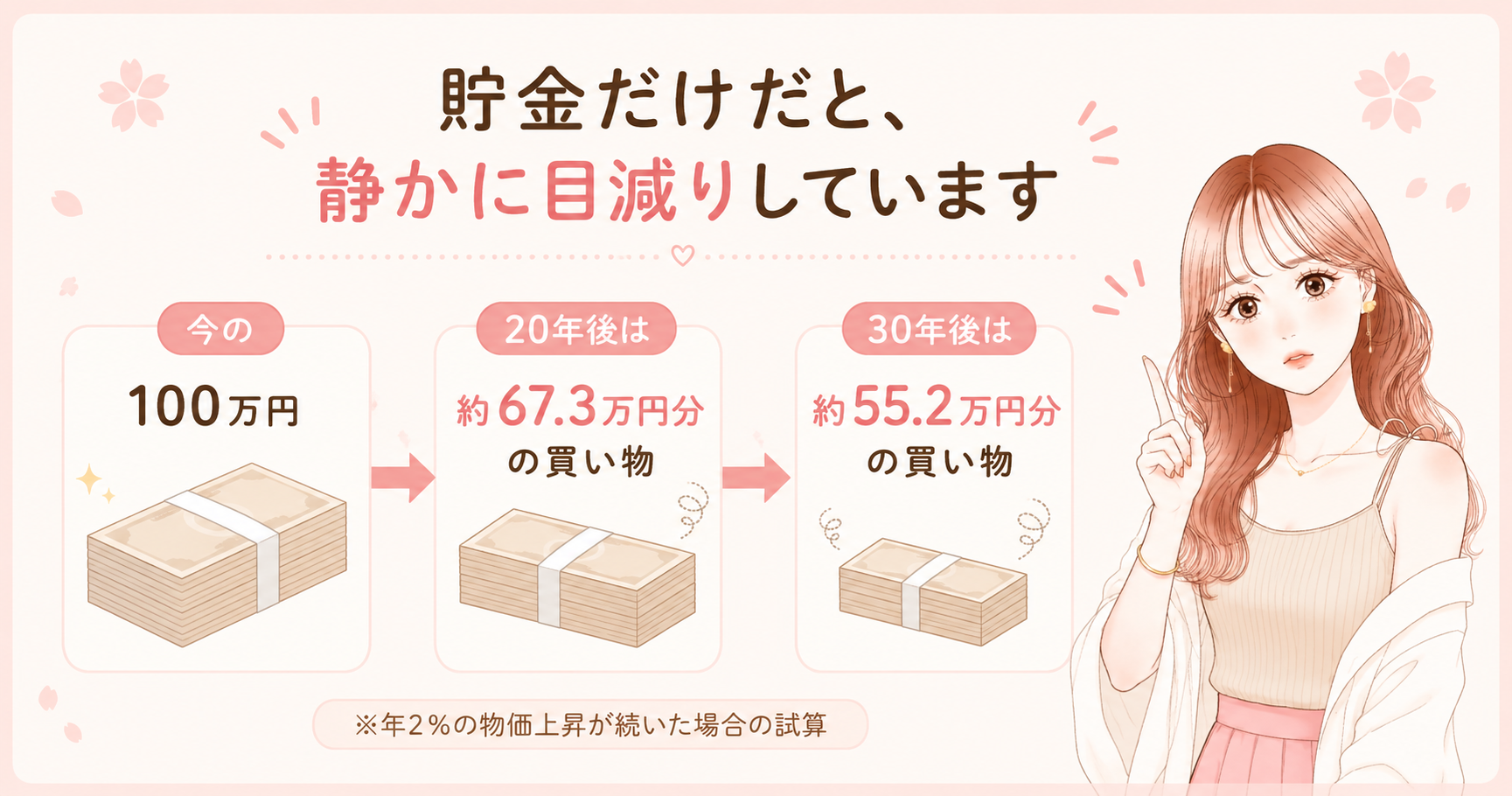 【2027年】貯金だけの人に差がつく理由3つ