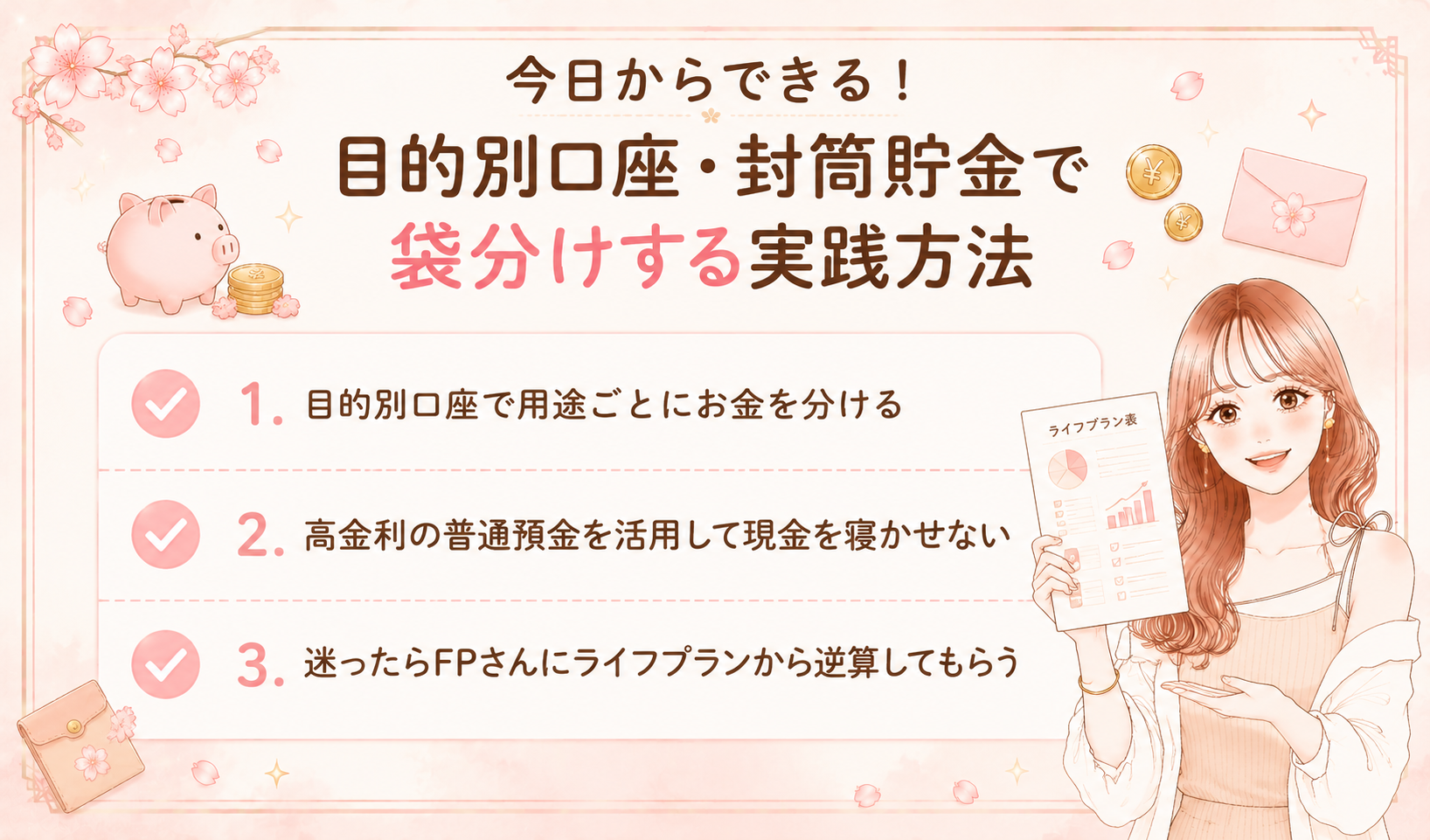 【保存版】未来の安心を生み出す！お金の袋分け👛生活防衛費だけじゃ不十分だった😭