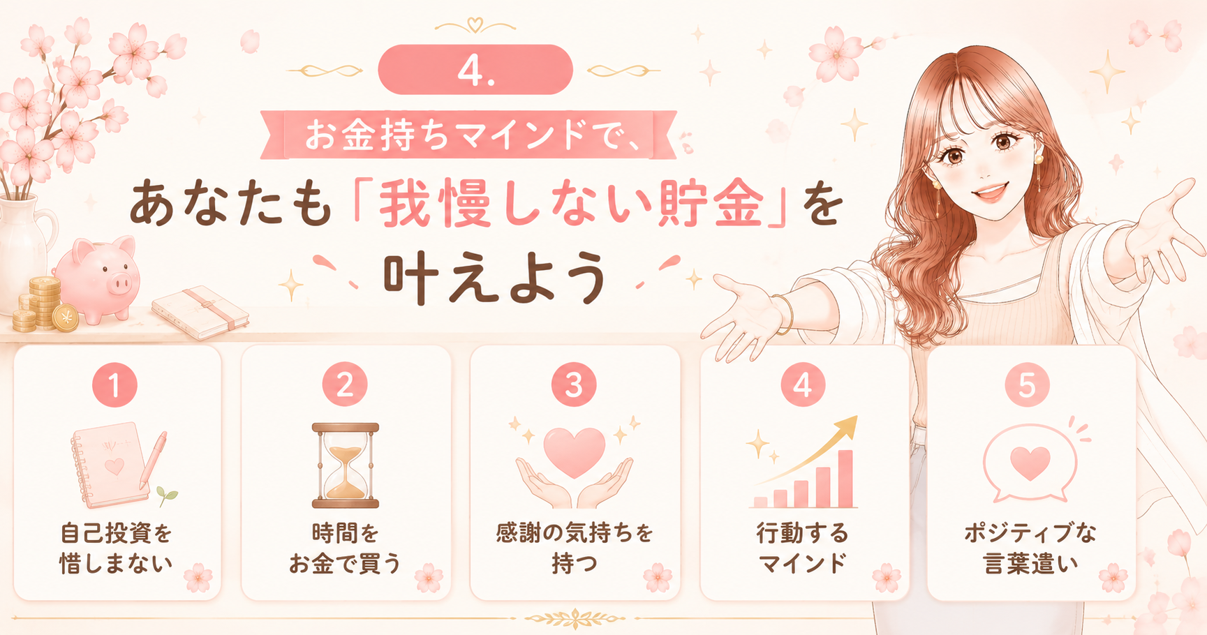 貯金ゼロから資産3000万円になれた「お金持ちマインド」7選【スピード・集中・仕組み化】