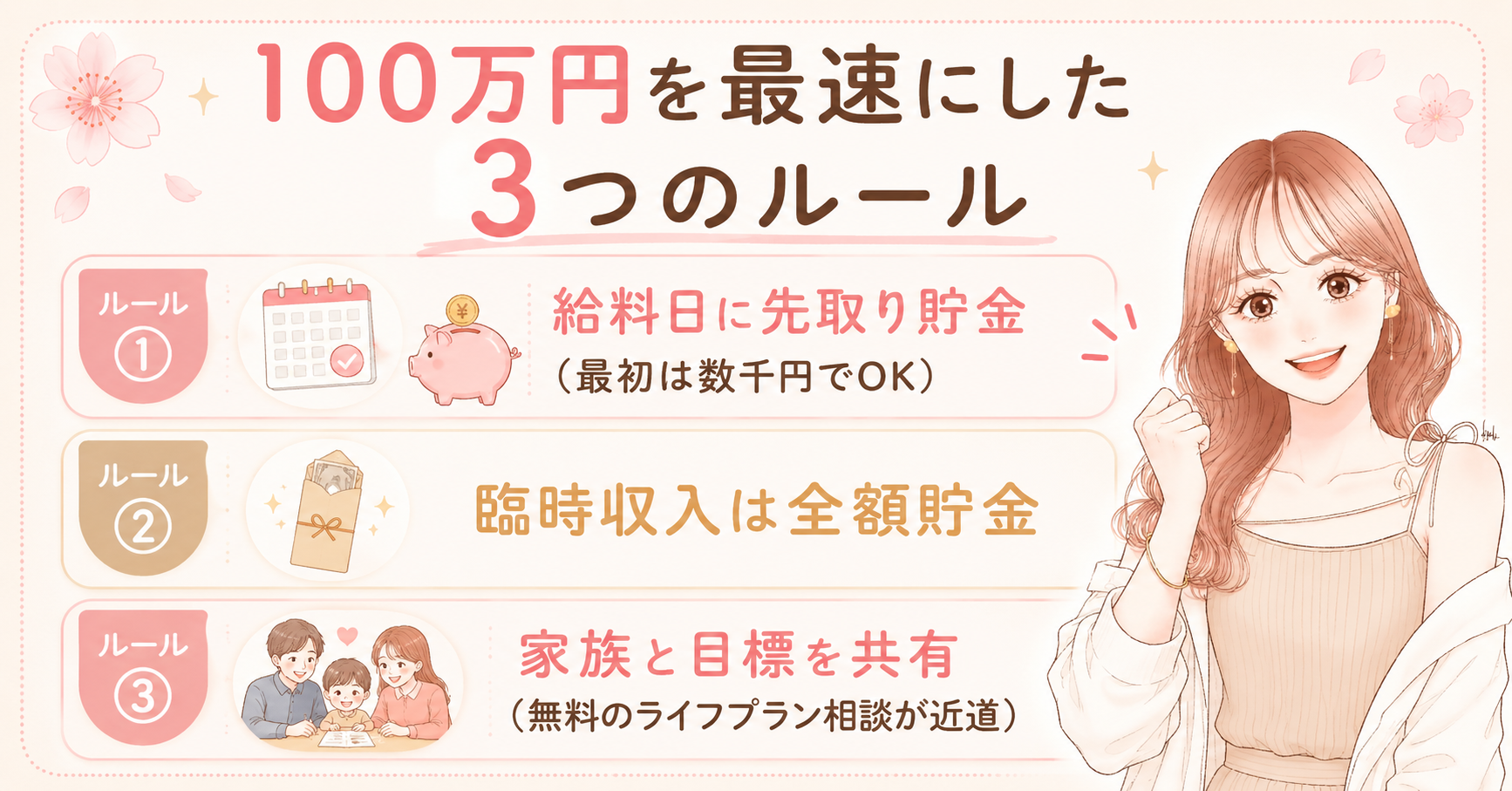 貯金100万円未満は4世帯に1世帯!浪費家の私が最速で抜け出した方法