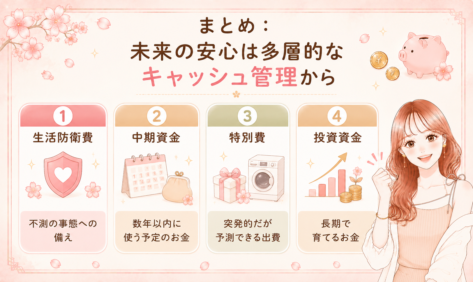 【保存版】未来の安心を生み出す！お金の袋分け👛生活防衛費だけじゃ不十分だった😭