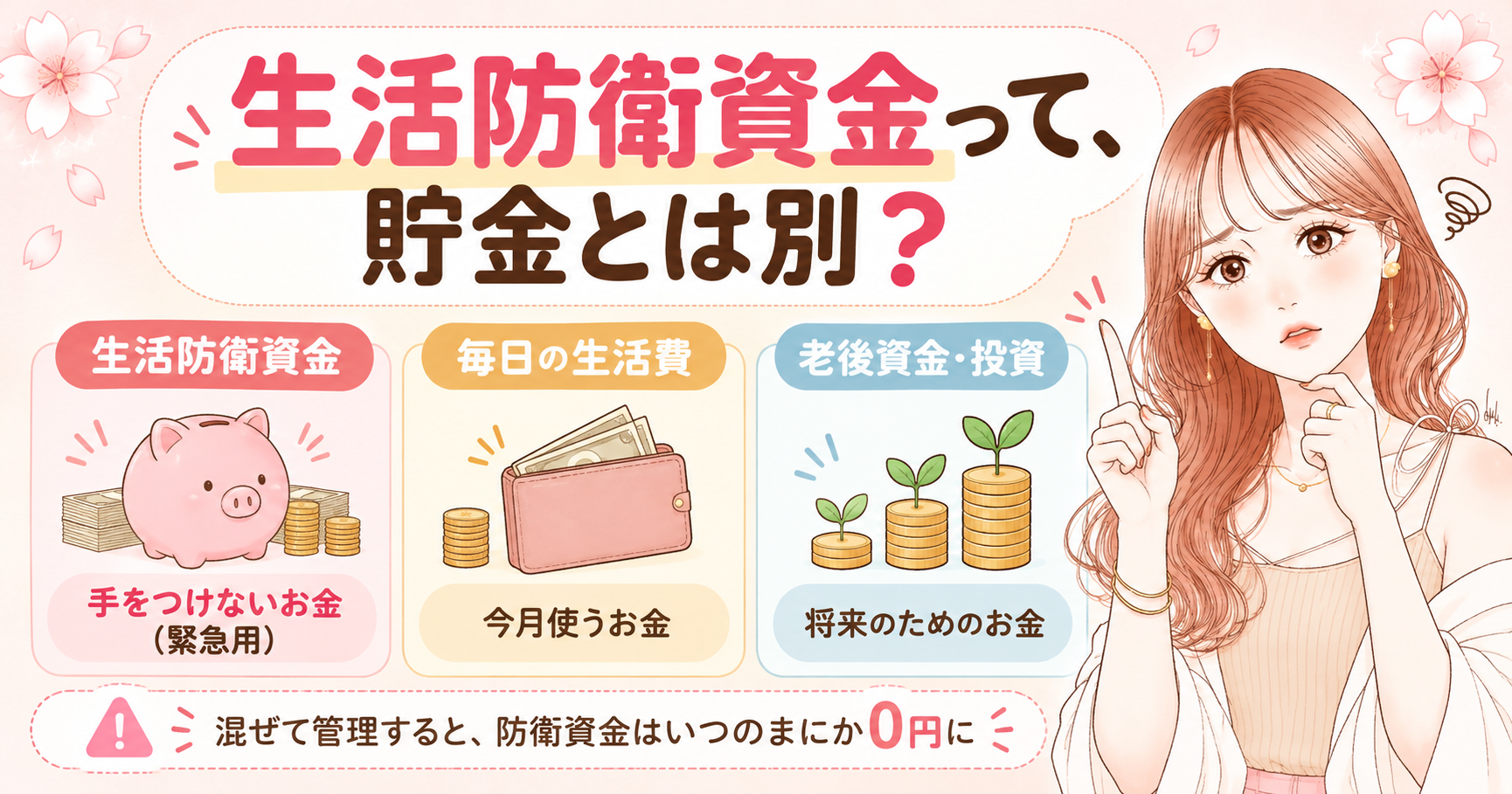 生活防衛資金はいくら必要？世帯別の目安額と損切りを防ぐ4ステップ