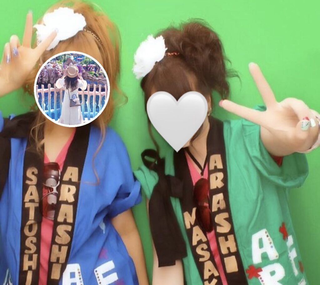 嵐のライブを楽しむさくら