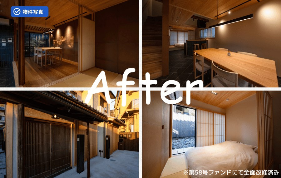 第93号の町屋 物件写真After(第58号ファンドで全面改修済み)